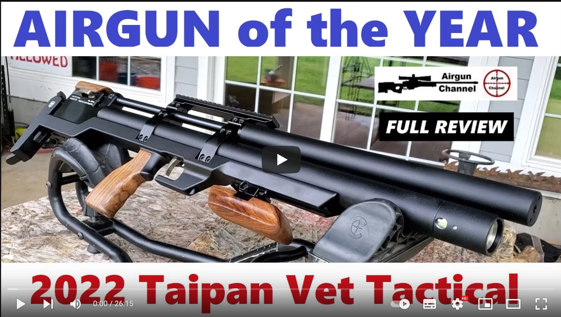 TAIPAN Veteran TACTICAL Long (Full Review) AIRGUN of the YEAR 2022 