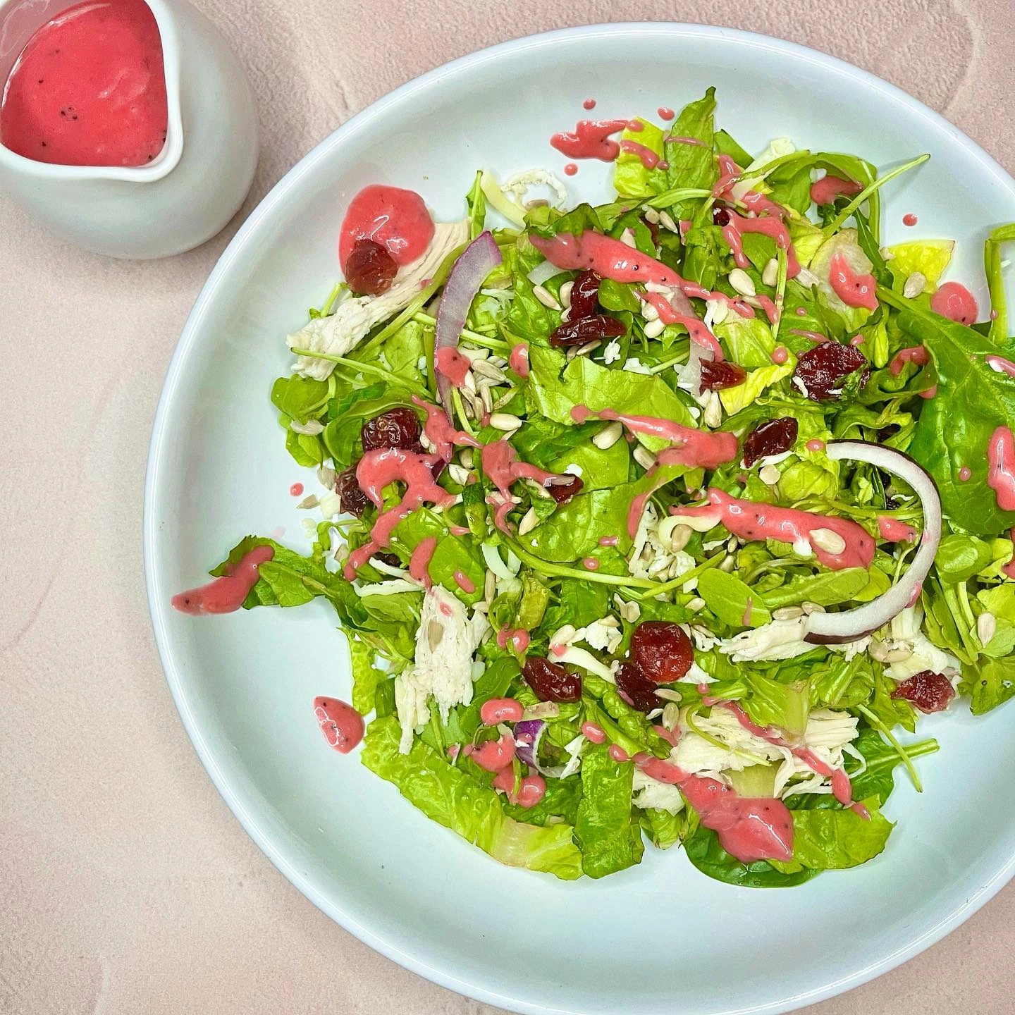 Chicken, Cranberry & Sunflower Seed Salad