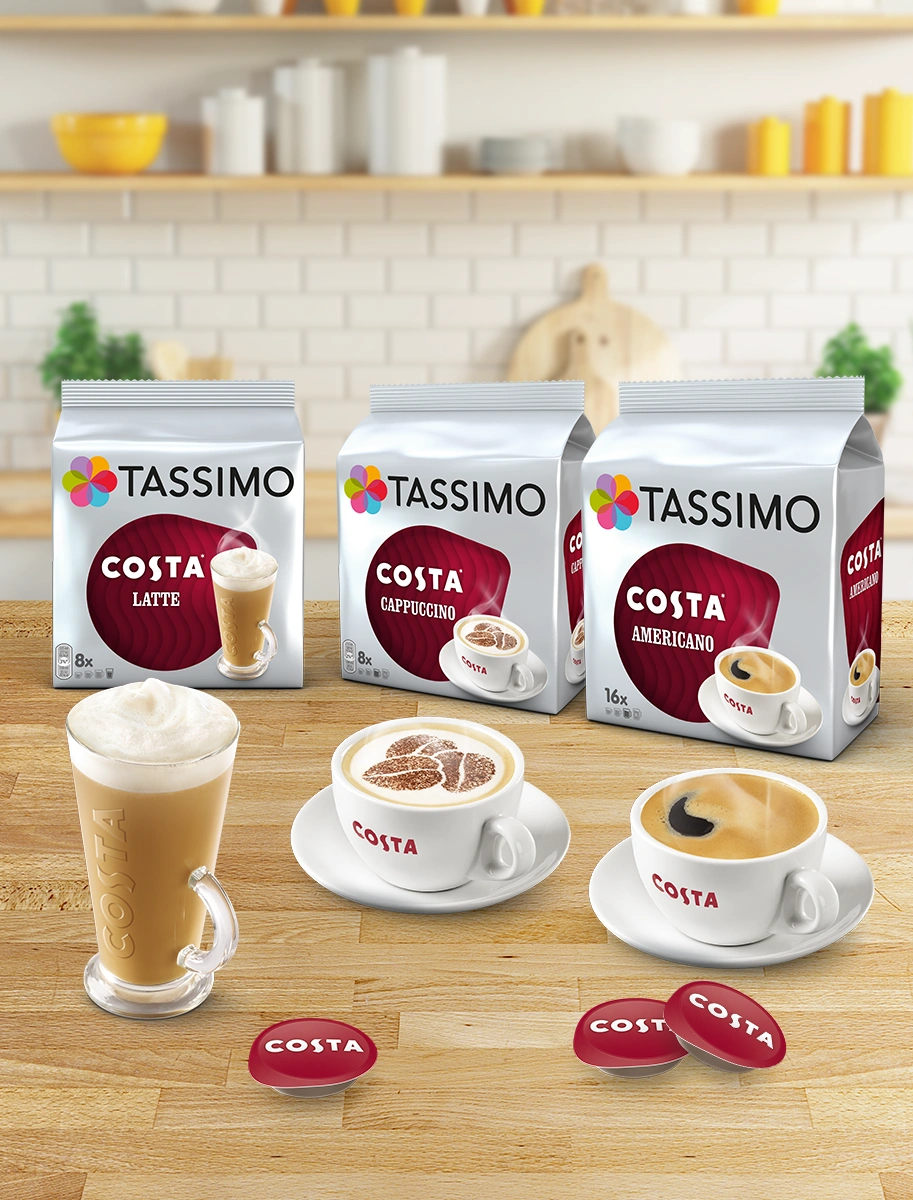 How to create your own Caramel Iced Latte TASSIMO Costa Caramel Iced Latte pods