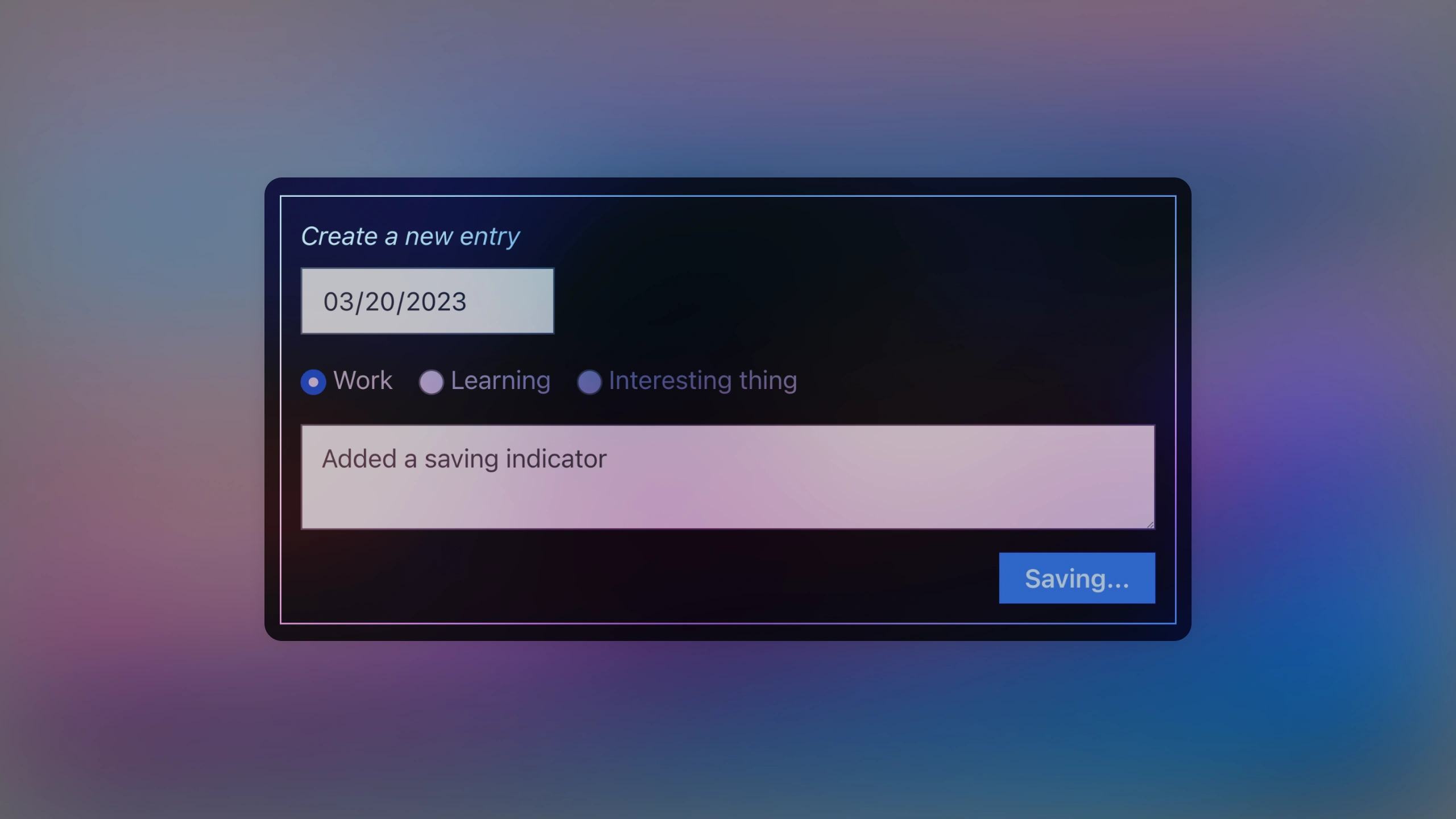 Adding pending ui ship an app with remix