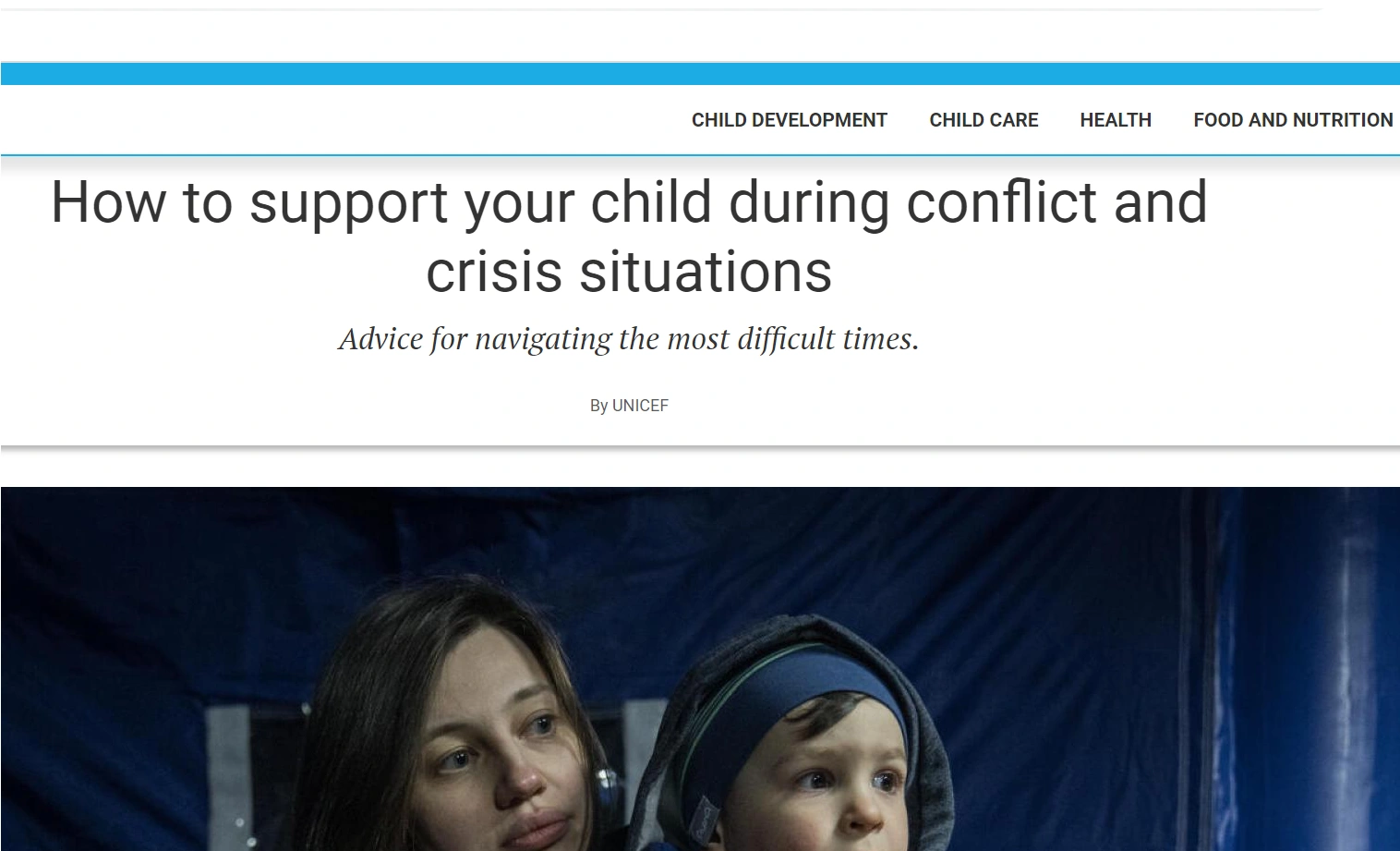 How to Support Your Child During Conflict and Crisis Situations: Advice for Navigating the Most 