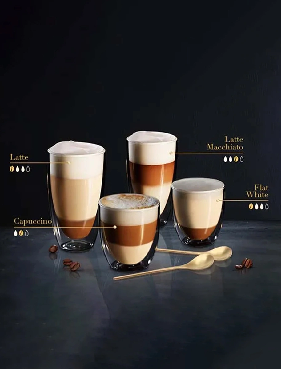 What s the difference between a latte cappuccino and a flat white L OR Espresso