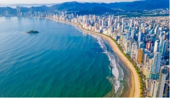 Foto aérea de Balneário Camboriú, SC