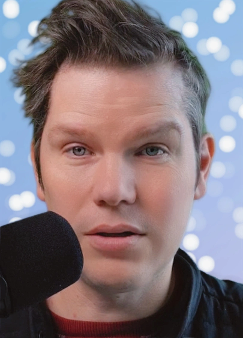 The background of the info card. Likely the portait of a person who is a teacher on the platform.