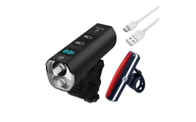 Product afbeelding: Performance Fietsverlichting - USB Oplaadbaar, 1300 & 120 Lumen - ProSport Lights