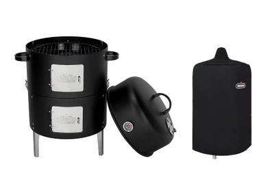 Product afbeelding: Smoker Barbecue - Durham Smokey Canon + Beschermhoes - Buccan BBQ