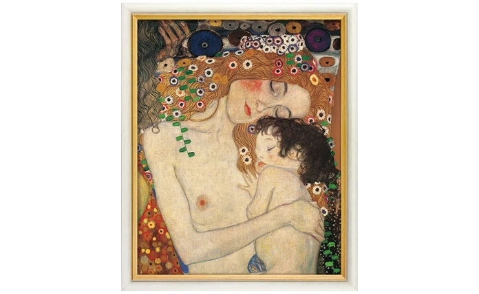 Product afbeelding: Gustav Klimt: Schilderij 'Moeder en kind' (1905), ingelijst
