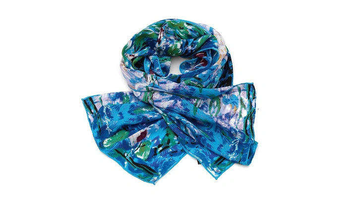 Product afbeelding: Claude Monet Zijden sjaal 'Waterlelies'