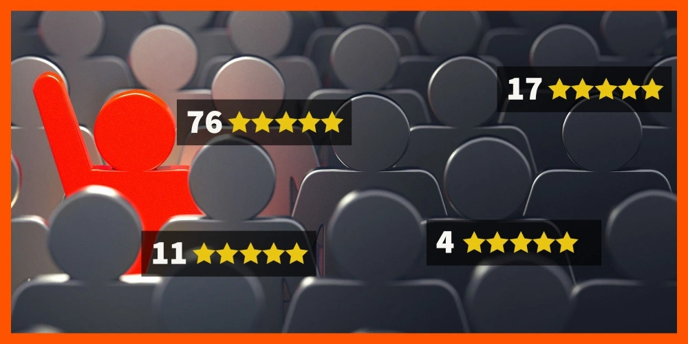 Get more reviews and stand out from the crowd.