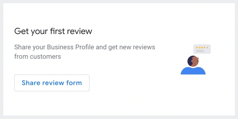 Send Google review link.