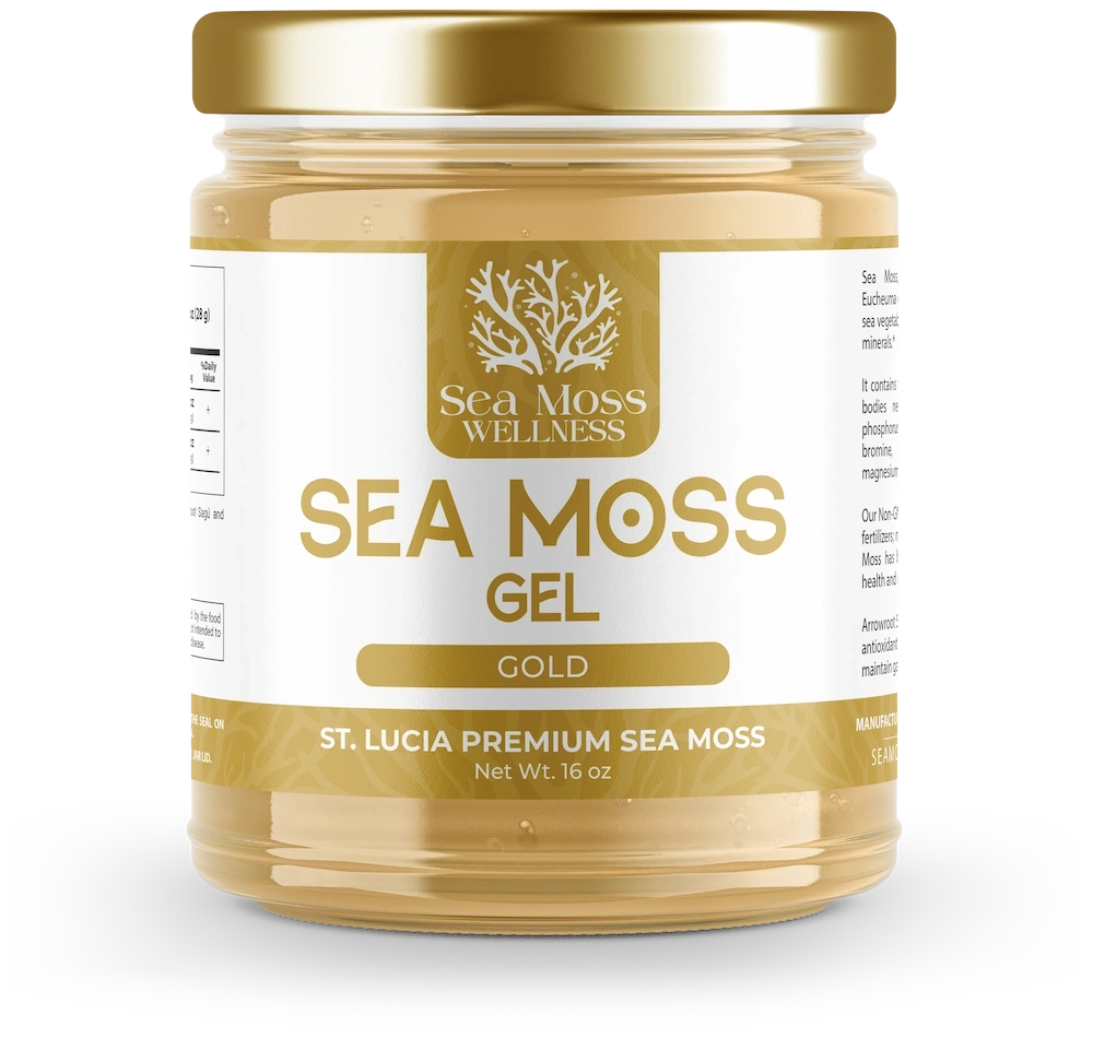 Golden sea moss gel.
