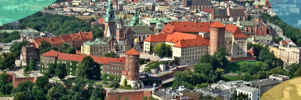 Cracow; a view on Wawel Castle