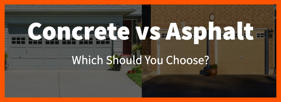 Concrete vs Asphalt blog content idea.