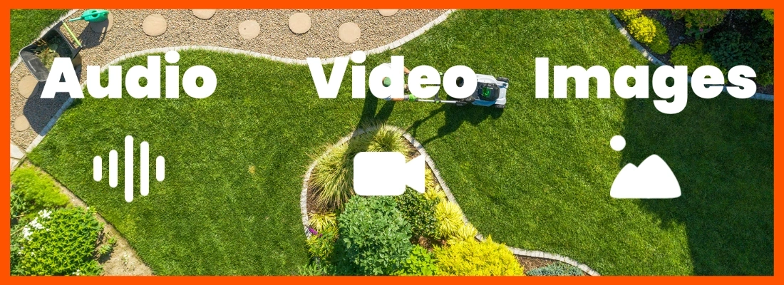 Use audio, video, and inforgraphics in your landscaper SEO strategy to engage website visitors.