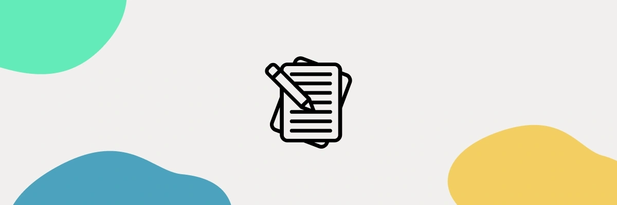 A piece of paper with a pencil on it