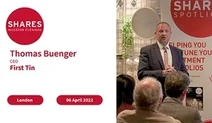 First Tin - Thomas Buenger, CEO