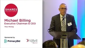 Michael Billing, Executive Chairman & CEO - Thor Mining (THR)