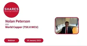 World Copper TSX V WCU - Nolan Peterson, CEO