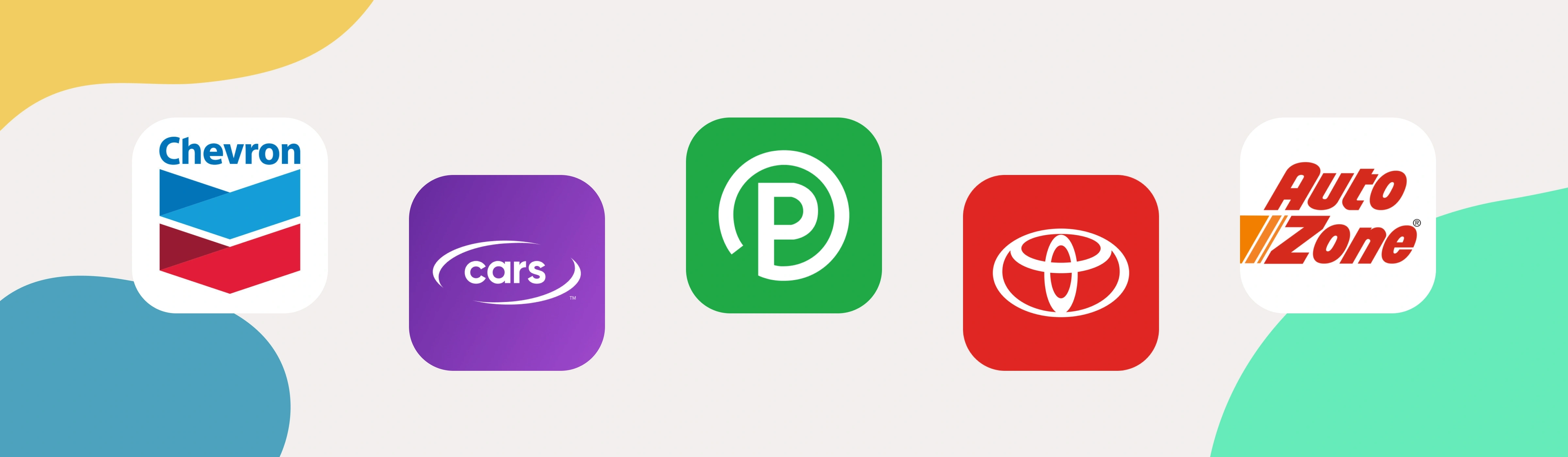 Icons of the most downloaded apps from Google Play