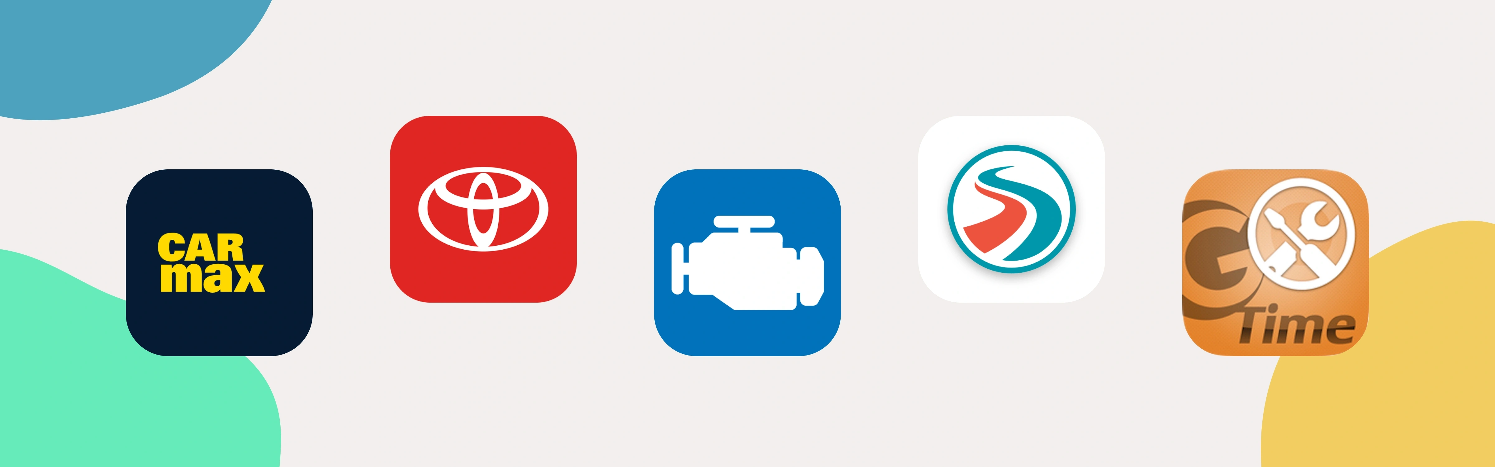 Icons of the most downloaded apps from App Store