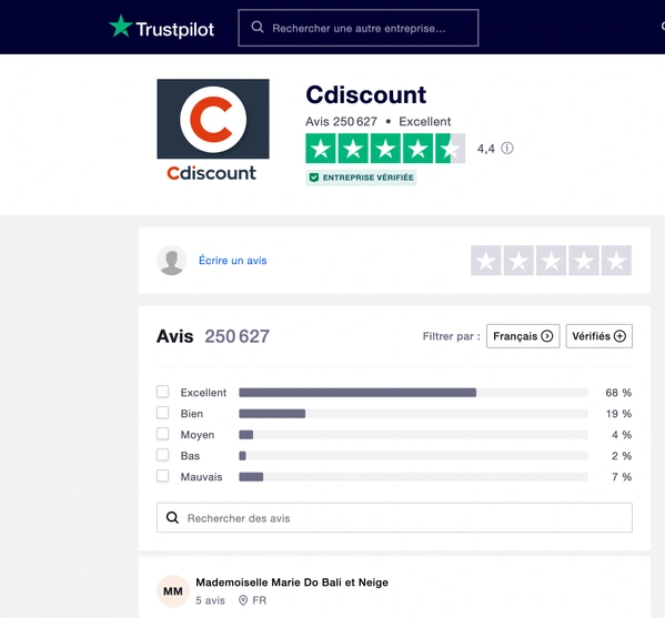Q°emotion - TrustPilot - avis clients - satisfaction client - commentaires clients