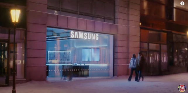 Publicité Samsung - la famille Galaxy 