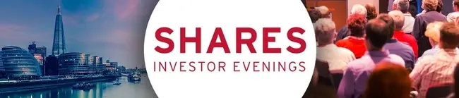 Shares Investor Evening (London) banner