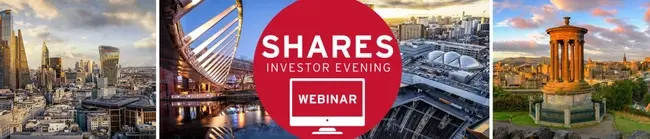 Shares Investor Evening - Webinar banner