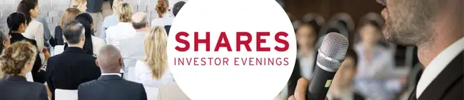 Shares Investor Evening (London) banner