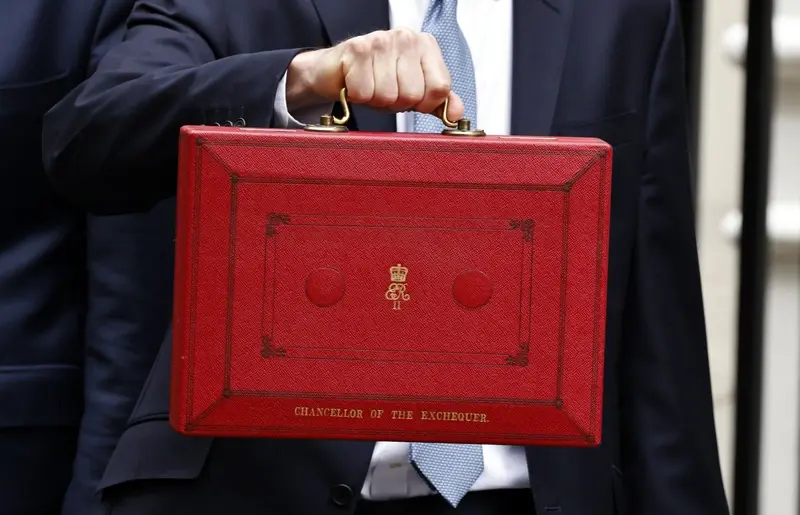 Photo of UK chancellor's red box