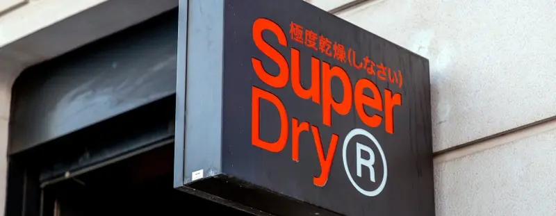 SuperDry shop sign