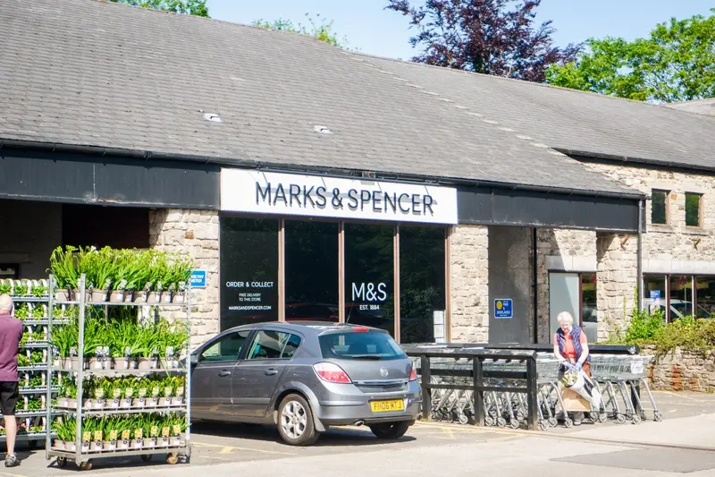 Exterior of Marks & Spencer in Kendal, Cumbria