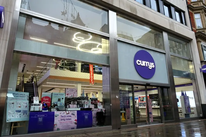 Currys store on Oxford Street