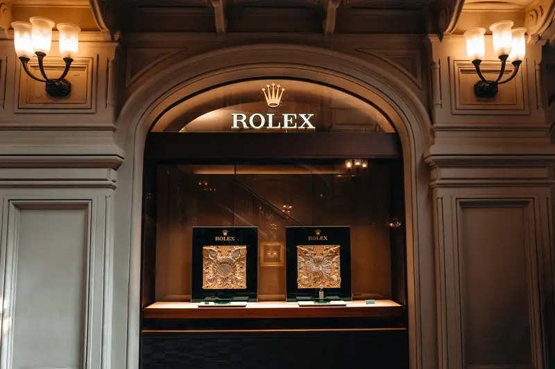 Rolex shop front