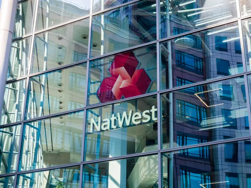 NatWest sign on glass building