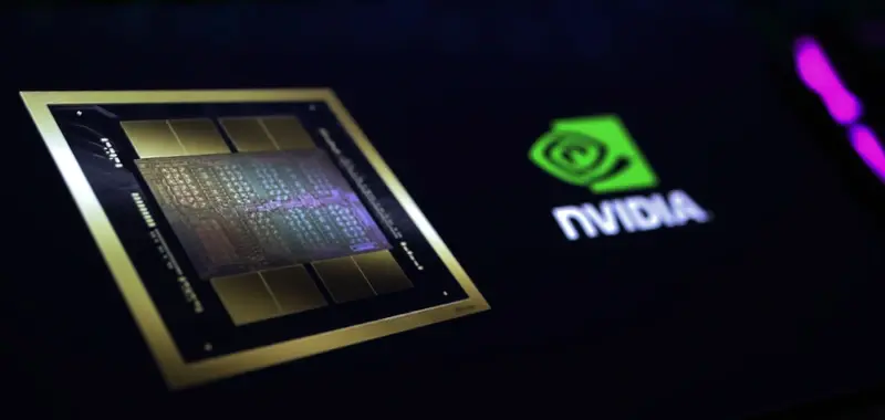 Nvidia chip with company logo