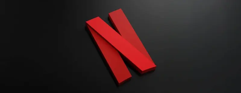 Netflix 'N' on a black background