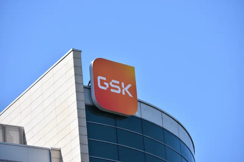 GSK logo on side of office
