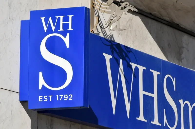 Sign above WH Smith branch