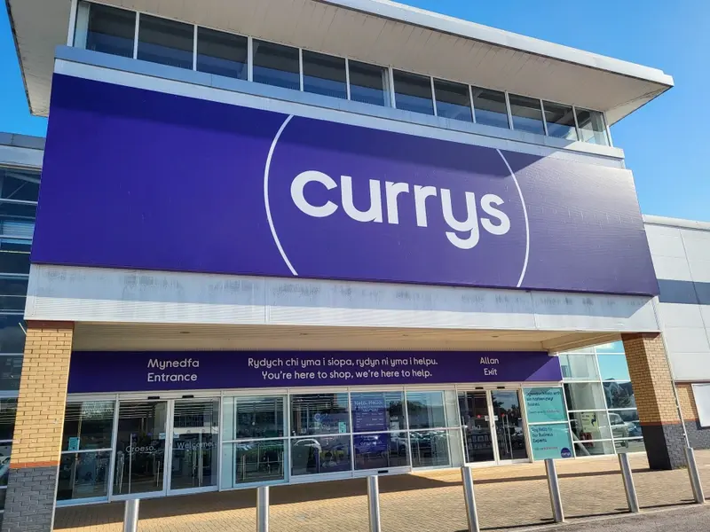 A Currys store in Swansea
