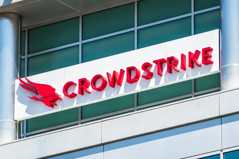 Image of Crowstrike company building with logo