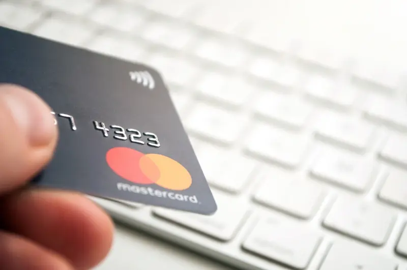 Consumer online shopping with Mastercard