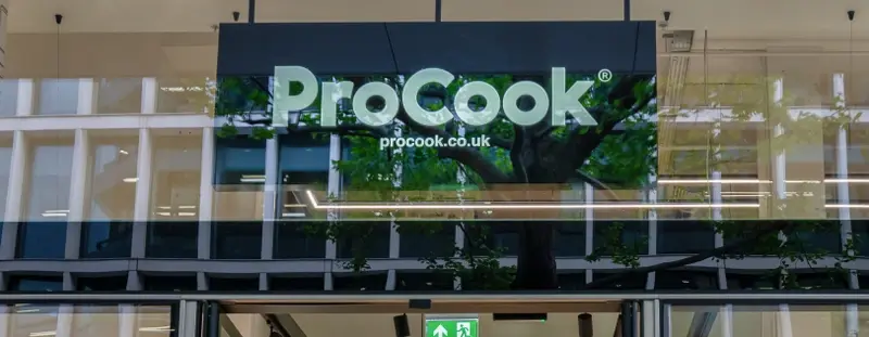 ProCook shop sign