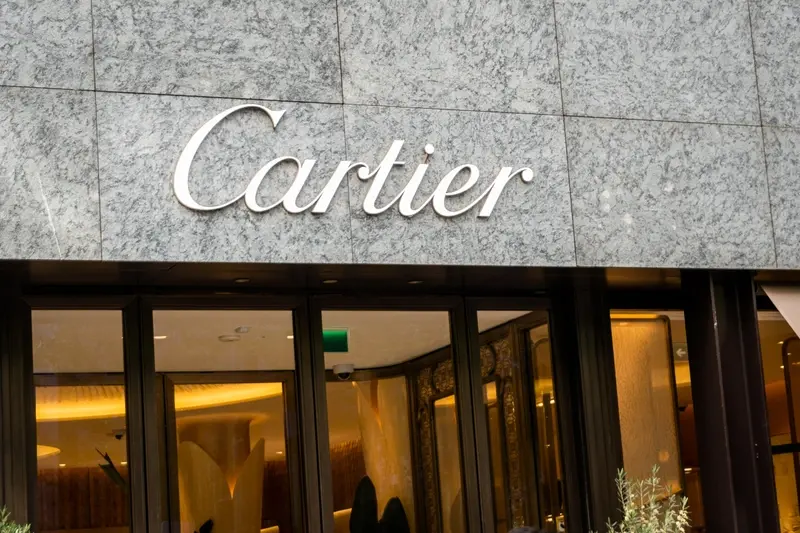 Cartier store and logo