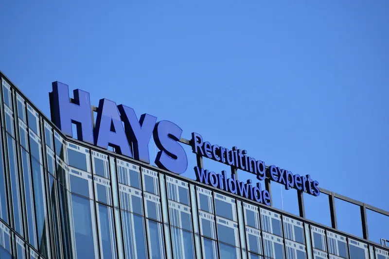 Hays emblem on its Poland office