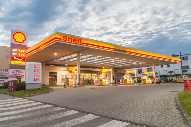 Shell petrol station