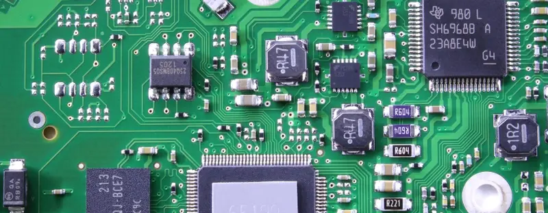 green computer circuit board