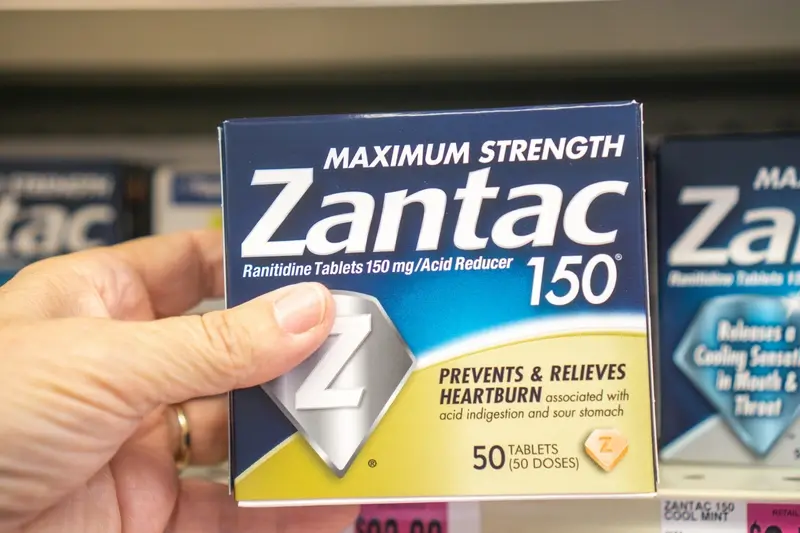 Packet of Zantac