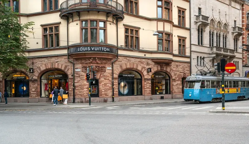 Louis Vuitton store in Stockholm