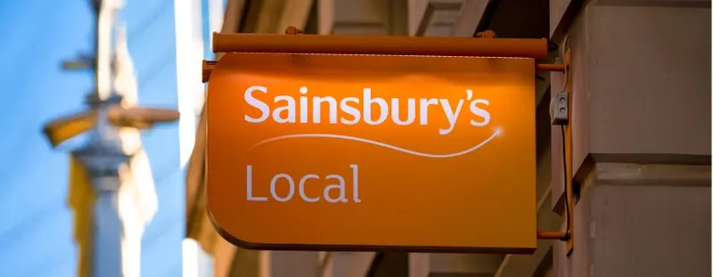 Sainsbury's local shop sign